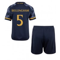 Camiseta Real Madrid Jude Bellingham #5 Segunda Equipación Replica 2023-24 para niños mangas cortas (+ Pantalones cortos)
